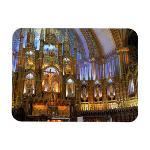 Canada, Quebec, Montreal. Interior of Notre Magnet