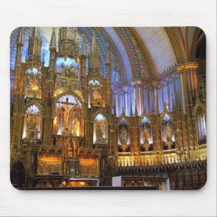 Canada, Quebec, Montreal. Interior of Notre Mouse Mat