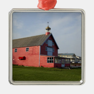 Canada, Quebec, Perce. IMAGE RESTRICTED: Not Metal Tree Decoration