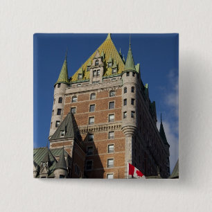 Canada, Quebec, Quebec City. Fairmont Chateau 15 Cm Square Badge