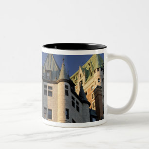 Canada,  Quebec,  Quebec City. Fairmont Chateau Two-Tone Coffee Mug