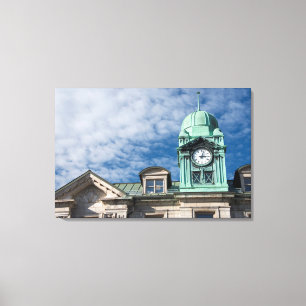 Canada, Quebec, Quebec City. Port Authority Canvas Print