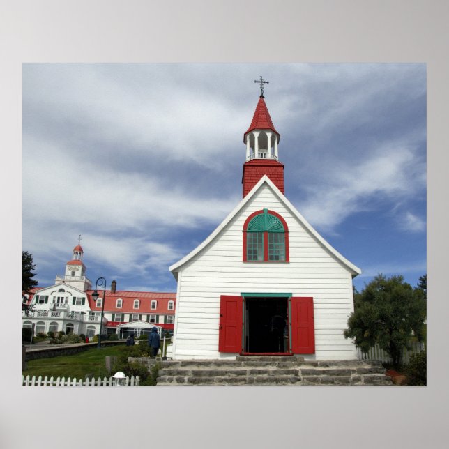 Canada,  Quebec,  Tadoussac. Petite Chapelle, Poster (Front)