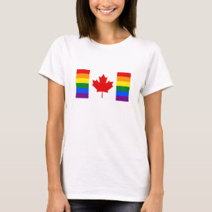 Canada Rainbow Flag T-Shirt