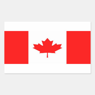 CANADA RECTANGULAR STICKER