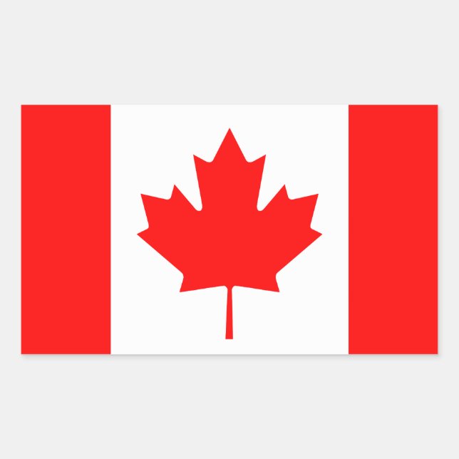 Canada Rectangular Sticker (Front)