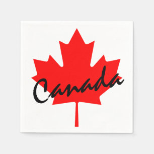 Canada Red Maple Leaf Napkin