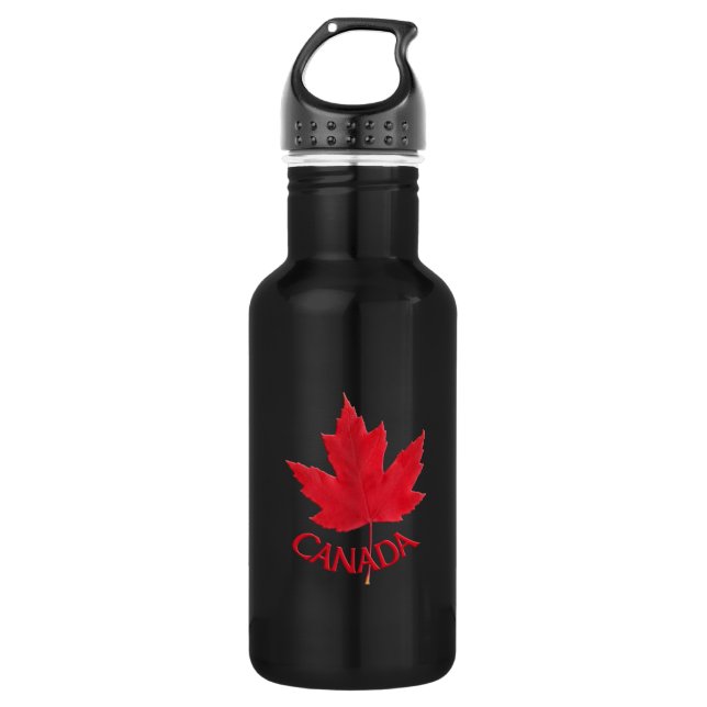 Canada Red Maple Leaf Souvenir Bottle (Front)