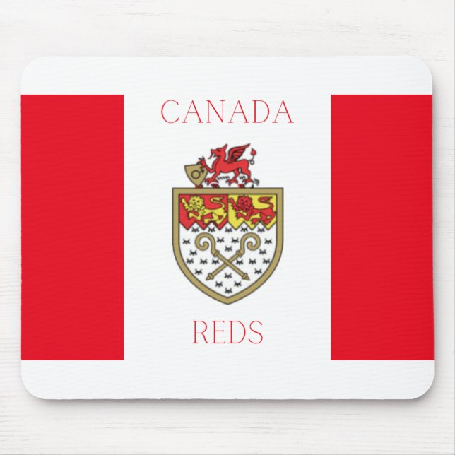 Canada Reds Wrexham FC Postcard Mouse Mat (Front)