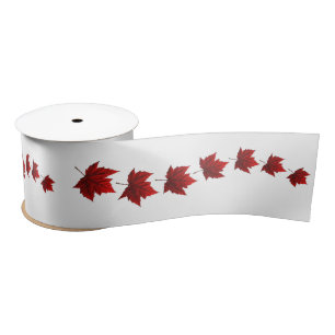 Canada Ribbon Paper Customised Canada Ribbon Satin Ribbon