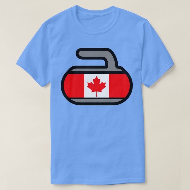 Canada Rocks Curling Rockers T-Shirt (Design Front)