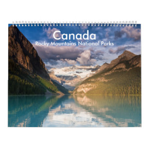 Canada - Rocky Mountains National Parks calender Calendar