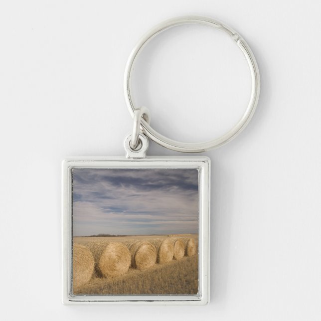 Canada, Saskatchewan, Craik: Hayrolls / Autumn Key Ring (Front)