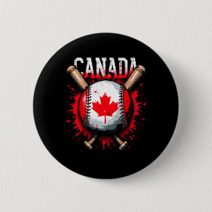 Canada Sell Maple Leaf 6 Cm Round Badge