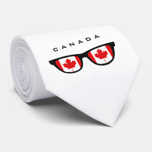 Canada Shades custom text & colour tie