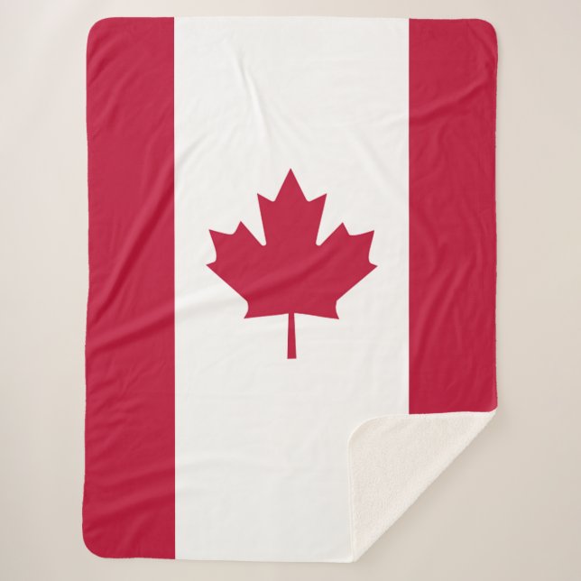 Canada Sherpa Blanket (Front)