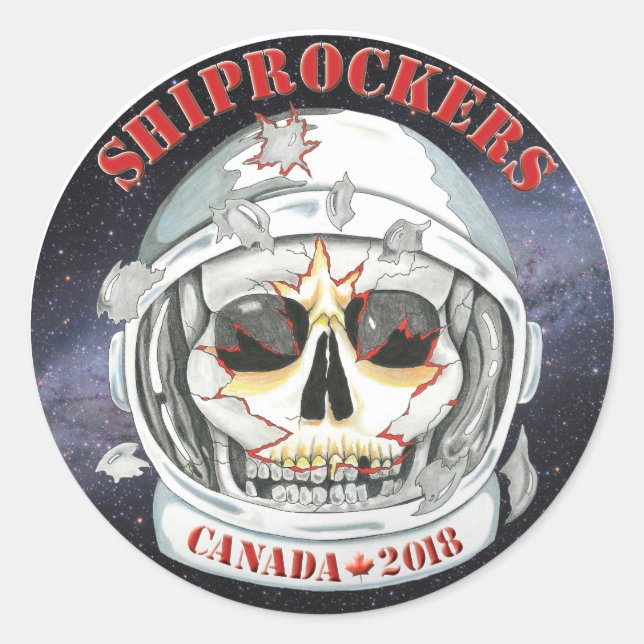 Canada Shiprockers 2018 Sticker (Front)
