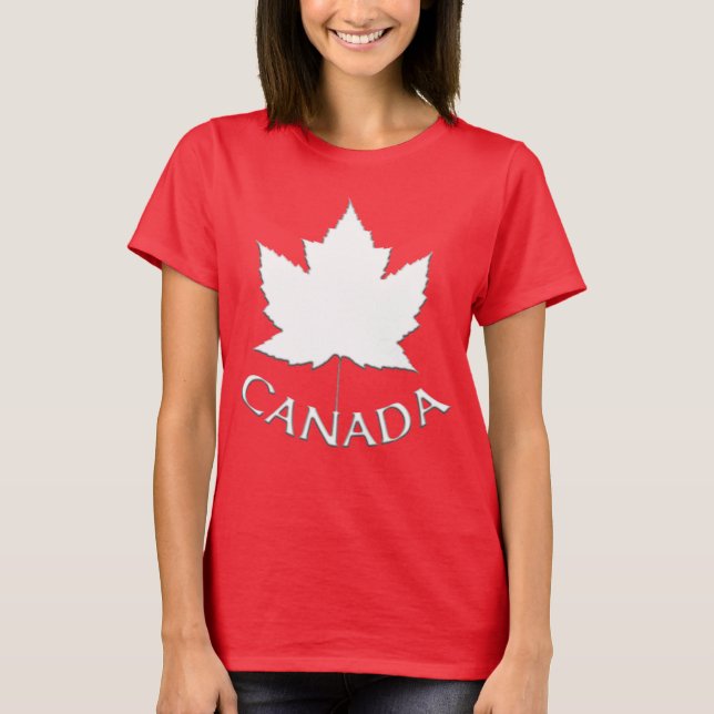 Canada Shirt Women's Plus Size Canada Souvenir T (Front)