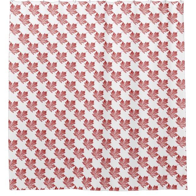 Canada Shower Curtains Custom Canada Cool Decor (Front)