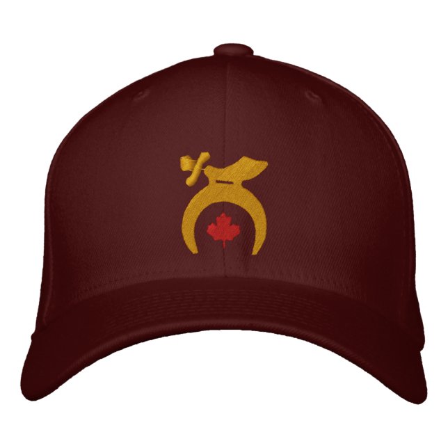 Canada Shriner Embroidered Embroidered Hat (Front)