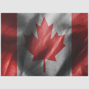 Canada silk flag tissue paper