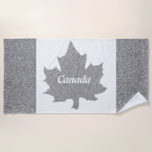 CANADA SILVER  BEACH TOWEL
