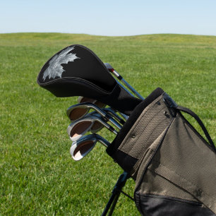 CANADA SILVER MAPLE LEAF GOLF HEAD COVER