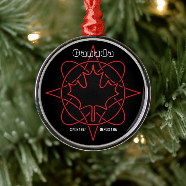Canada Since 1867 Metal Tree Decoration (Tree)