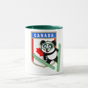 Canada Ski-jumping Panda Mug