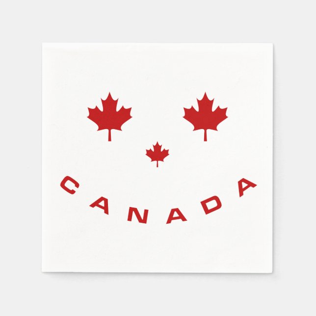 Canada Smile Napkins (Front)
