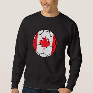 Canada Soccer Ball Flag Jersey Futbol Canadian Foo Sweatshirt