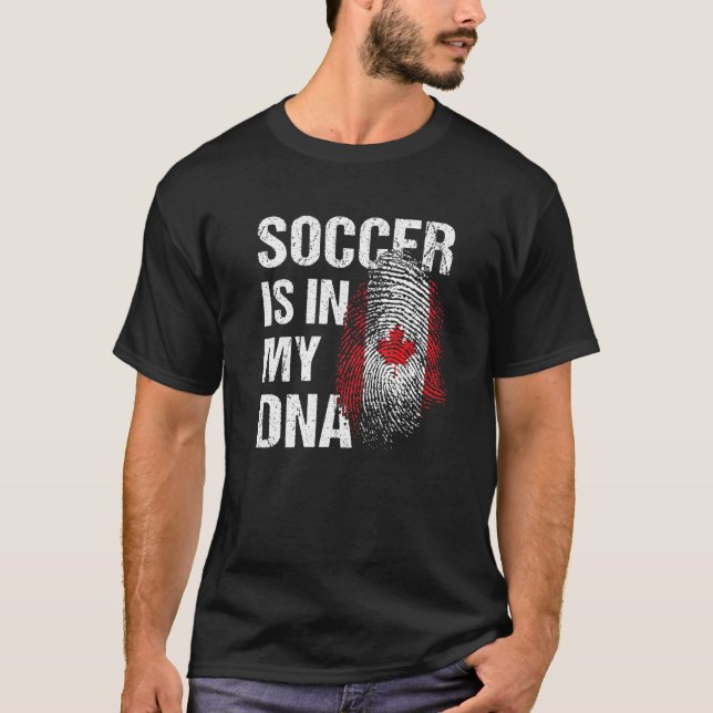 Canada Soccer Canadian Football Canada Futbol 1 T-Shirt (Front)
