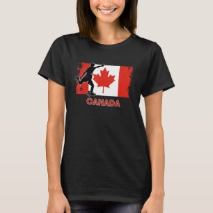Canada Soccer Fan  2022 National Football Team Fla T-Shirt