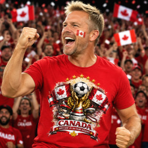 Canada Soccer Fan Canadian Football World Cup T-Shirt