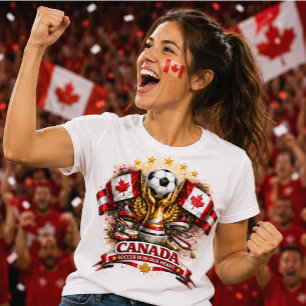 Canada Soccer Fan Canadian Football World Cup T-Shirt