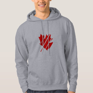 Canada Soccer Fan Leaf / Footballeur Canadien Hoodie
