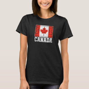Canada Soccer Field Country Flag Canadian Pride  1 T-Shirt