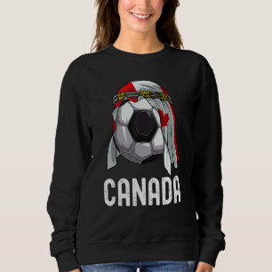 Canada Soccer Team 2022 Arab Keffiyeh Canada Flag Sweatshirt