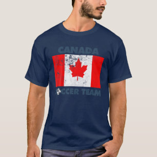 Canada Soccer Team Flag 2022 Supporter Canadian T-Shirt