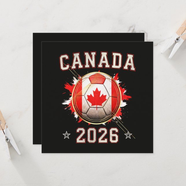 Canada Soccer World Cup 2026 (Front/Back In Situ)
