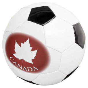 Canada Soccor Ball Personalised Maple Leaf Balls