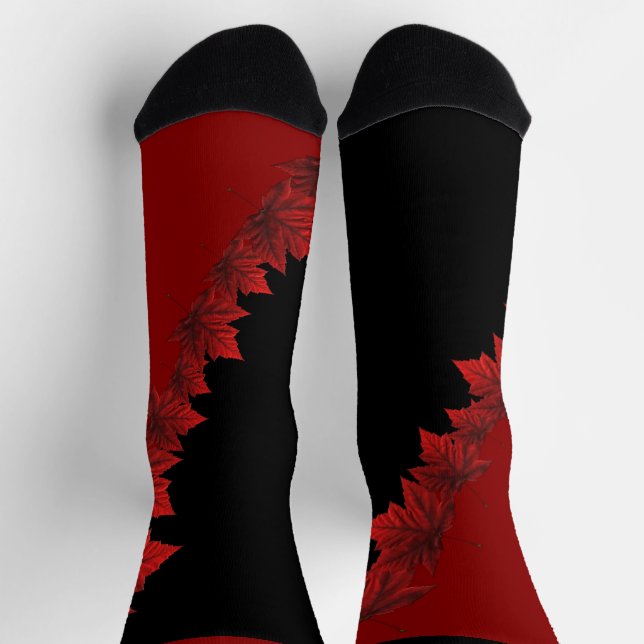 Canada Socks Canada Maple Leaf Socks Customize (Top)