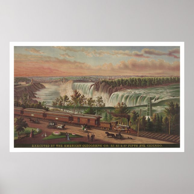 Canada Southern Railway at Niagara Falls Poster (Front)