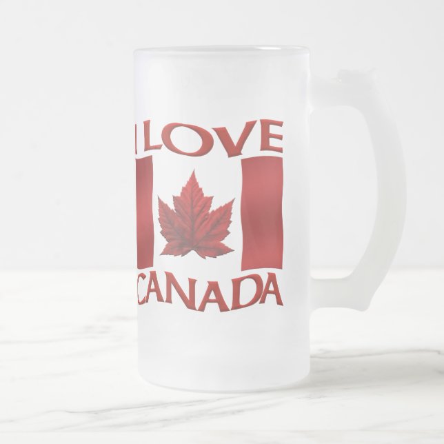 Canada Souvenir Beer Glass Canada Mugs & Cups (Right)