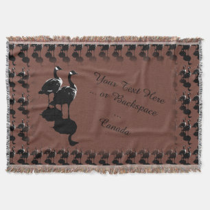 Canada Souvenir Blanket Canada Goose Throw Blanket
