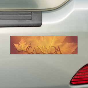 Canada Souvenir Bumper Sticker Maple Leaf Sticker