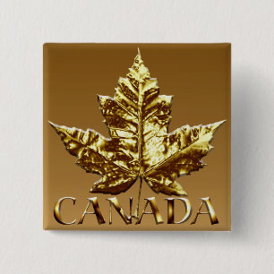 Canada Souvenir Button Gold Canada Buttons Gifts