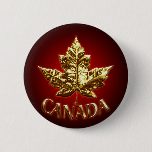 Canada Souvenir Button Gold Medal Canada Buttons