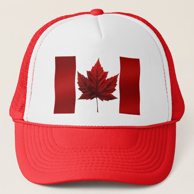 Canada Souvenir Caps & Canada Flag Trucker Hats (Front)