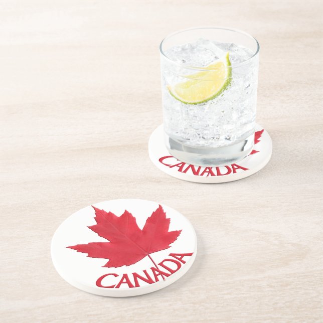 Canada Souvenir Coaster Canada Flag Gifts (Side)